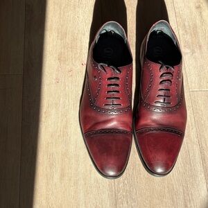 Hush Puppies Burgundy Men's Oxfords